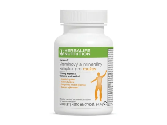 Formula 2 Komplex vitamínov a minerálov pre mužov, 60 tabliet