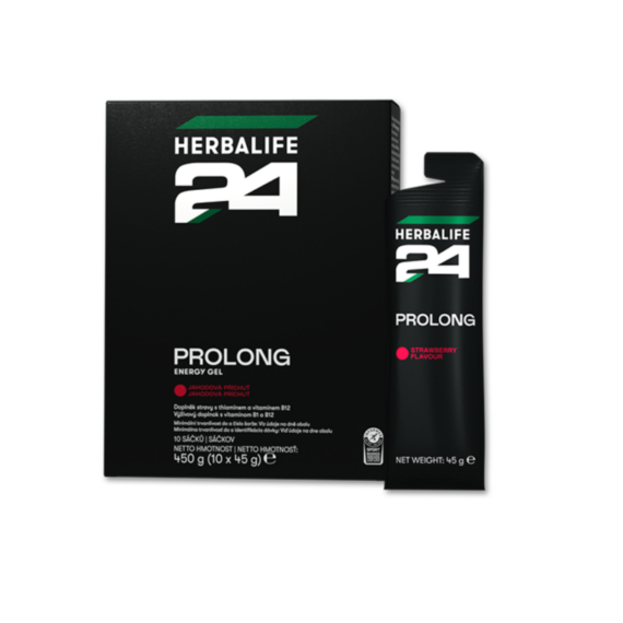 H24 PROLONG ENERGY GEL - jahoda, vrecká 10 x 45 g   NOVINKA